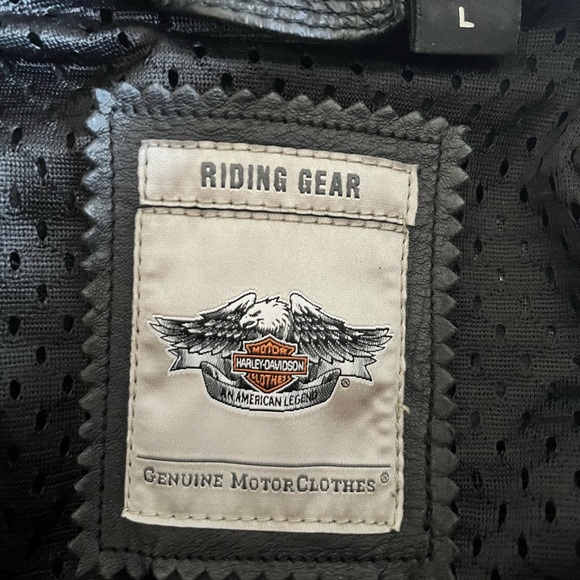 Women’s Harley Davidson Large Leather Jacket - Picture 4 of 10